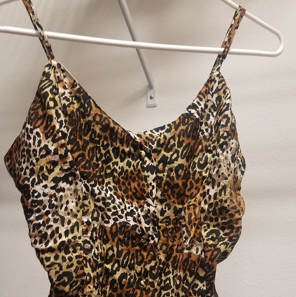 Frederick's of Hollywood Other - Fredericks of Hollywood Satin Cami Set Animal